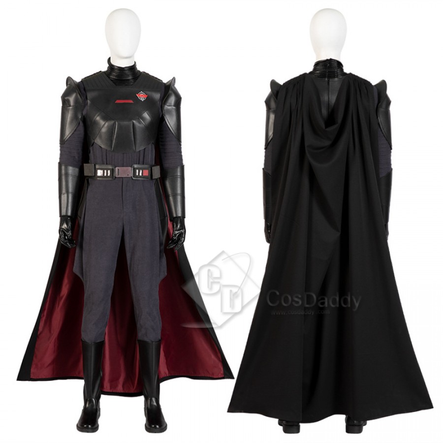 Star Wars Obi Wan Kenobi Grand Inquisitor Cosplay Costume Black